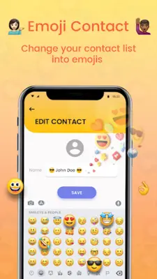 Emoji Contacts android App screenshot 2